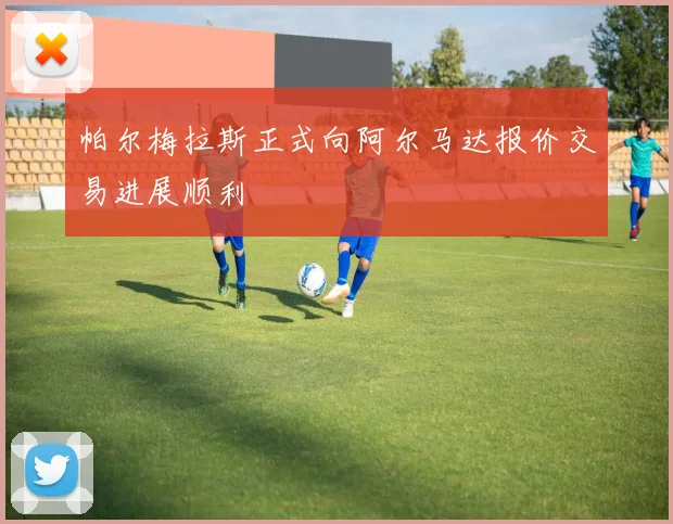 帕尔梅拉斯正式向阿尔马达报价交易进展顺利